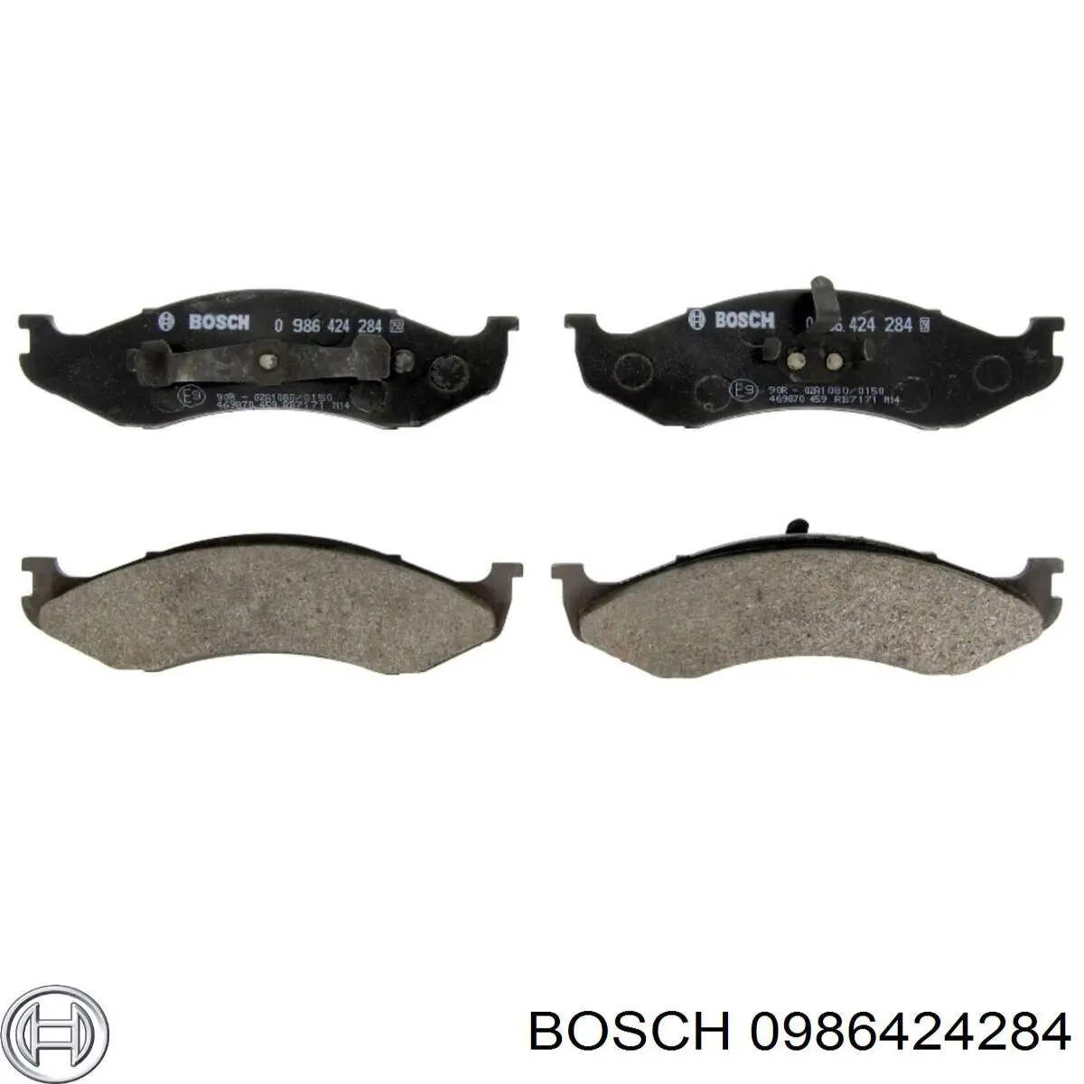 Передние тормозные колодки 0986424284 Bosch