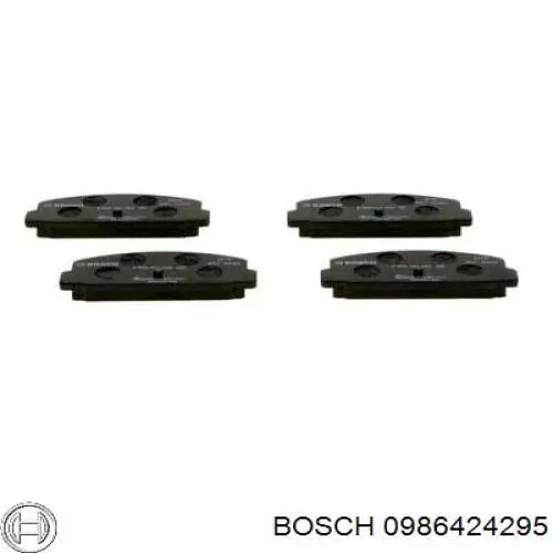 Колодки гальмові задні, дискові 0986424295 Bosch