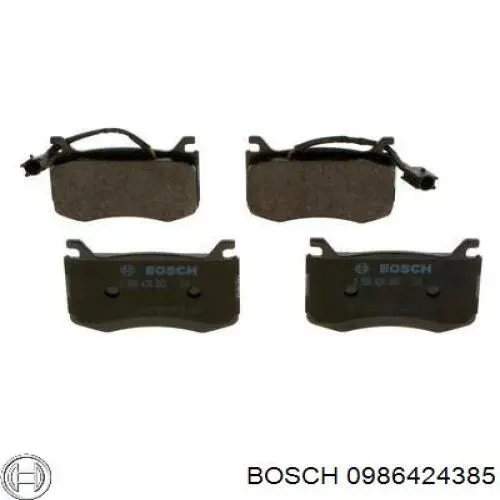 Передние тормозные колодки 0986424385 Bosch