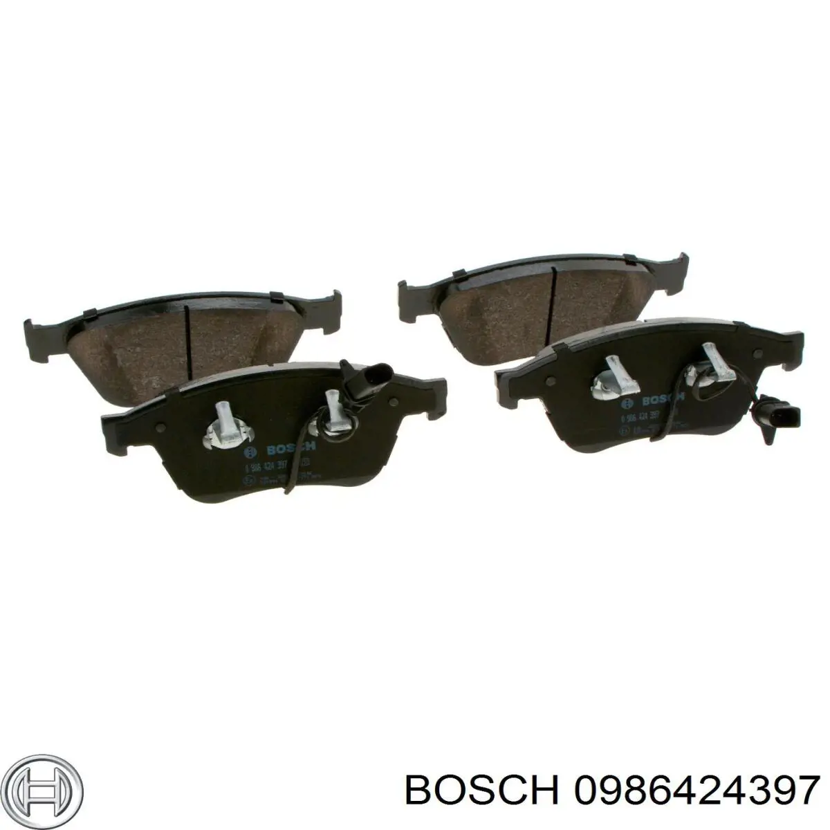 Передние тормозные колодки 0986424397 Bosch