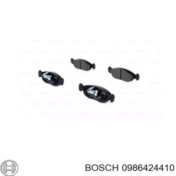 Передние тормозные колодки 0986424410 Bosch