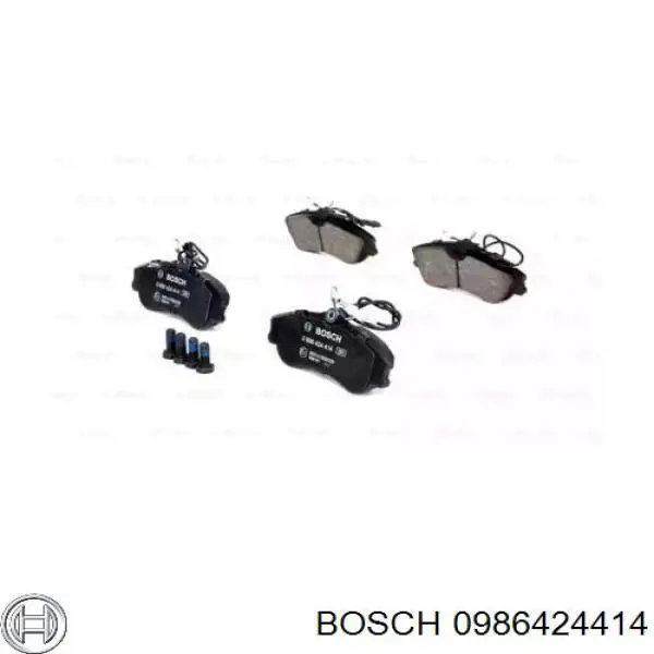 0986424414 Bosch передние тормозные колодки