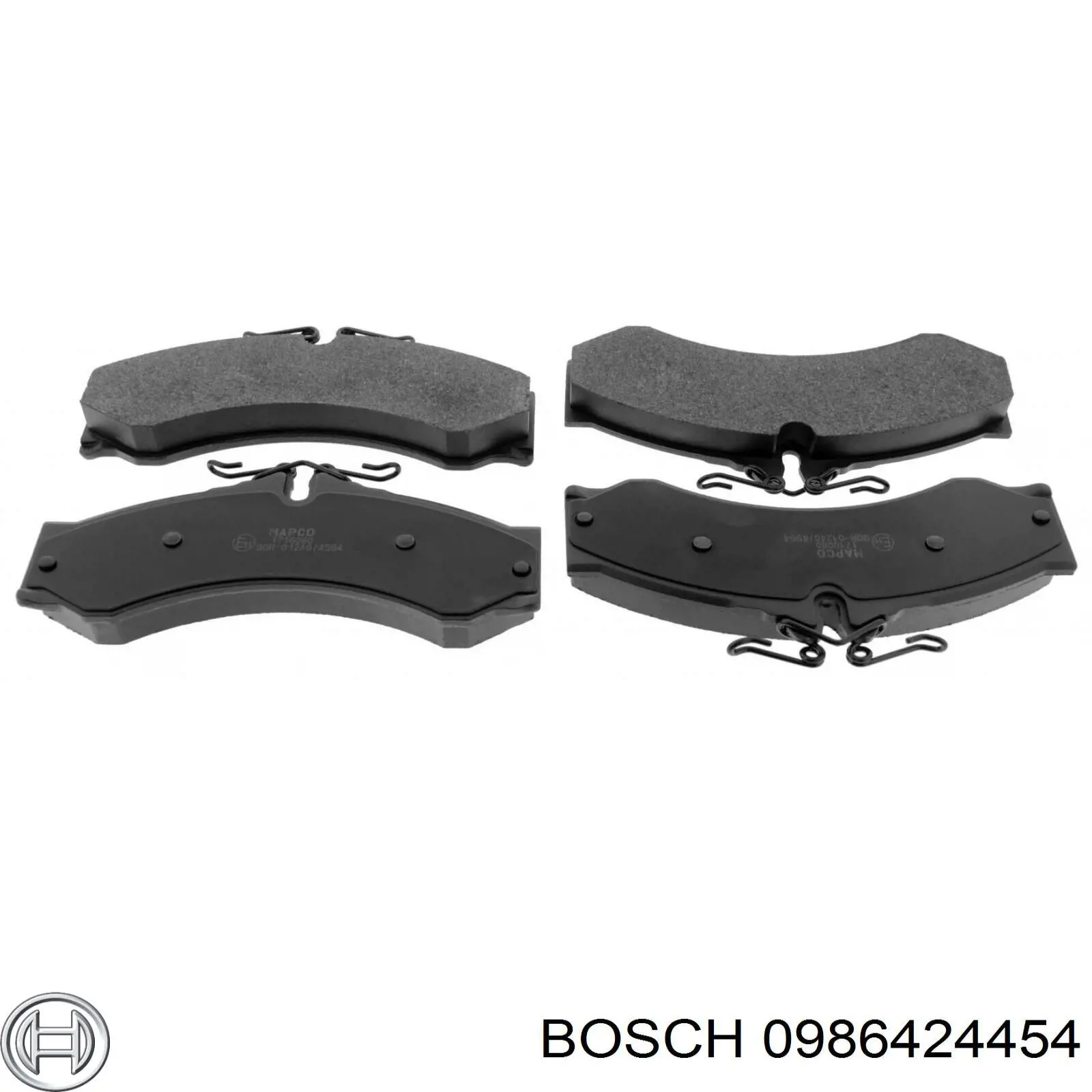 Передние тормозные колодки 0986424454 Bosch