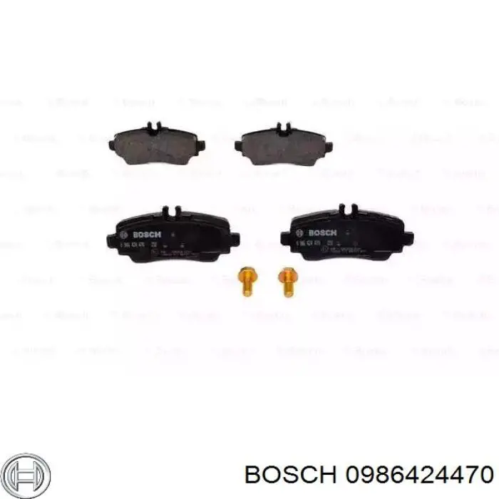 Передние тормозные колодки 0986424470 Bosch