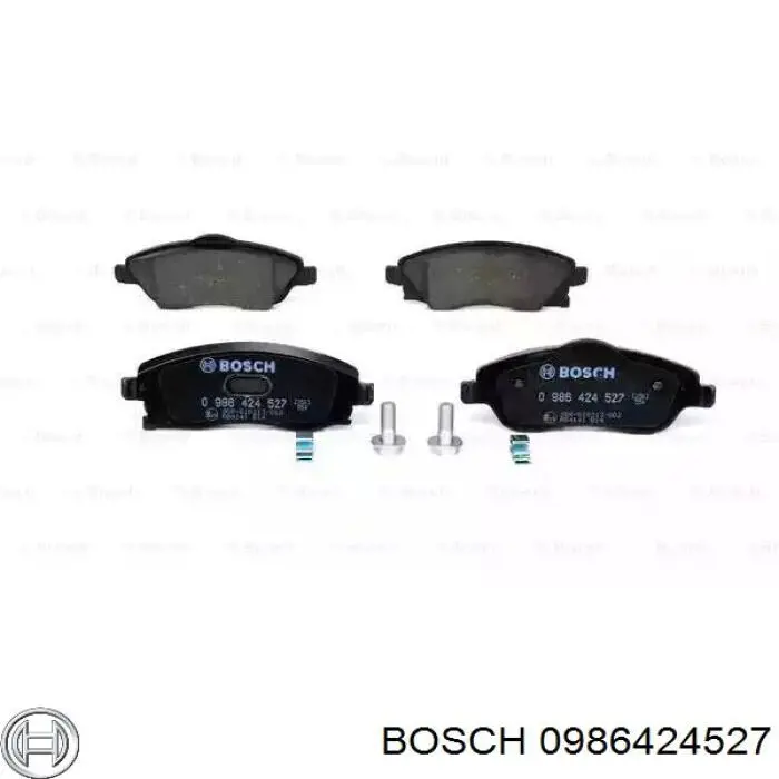 0986424527 Bosch передние тормозные колодки