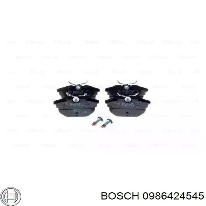 0 986 424 545 Bosch колодки тормозные задние дисковые