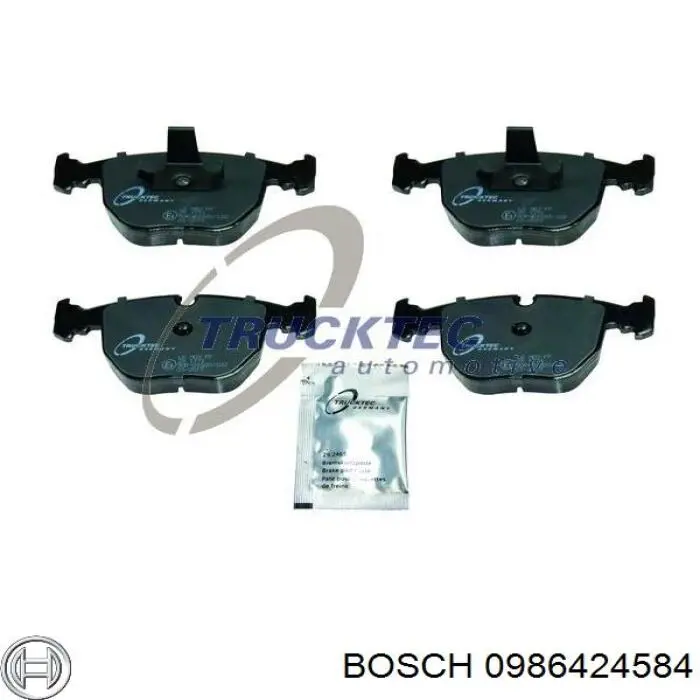 Колодки Bosch 0986424584 цена, от 26.72 USD