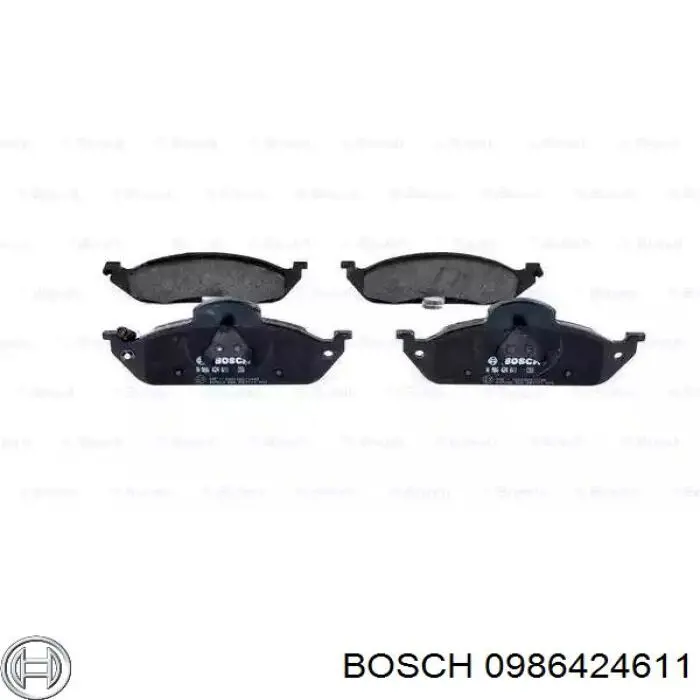 Передние тормозные колодки 0986424611 Bosch