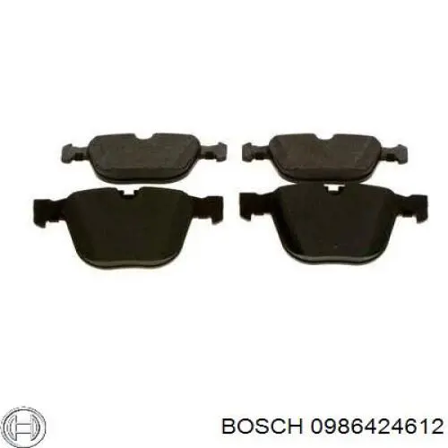 0986424612 Bosch Колодки тормозные дисковые комплект