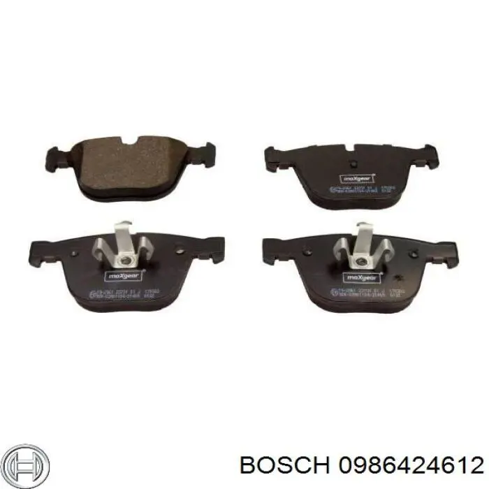 Колодки дисковые  Bosch 0986424612 цена, от 54.20 USD