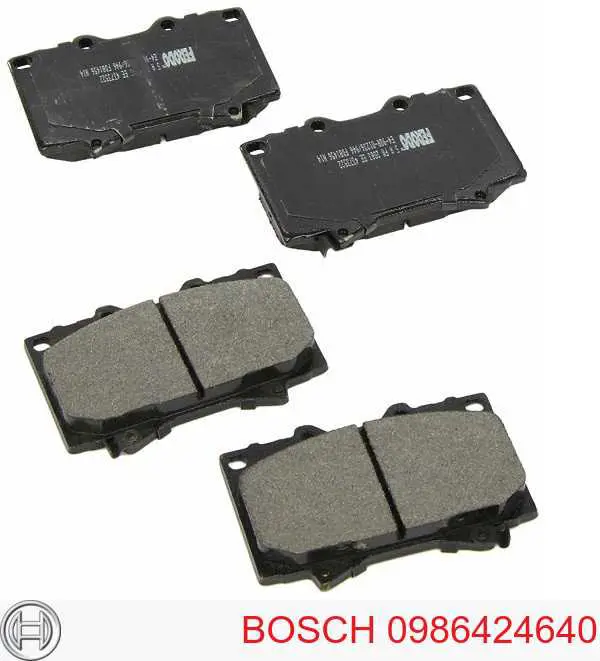 Купить 0986424640 Bosch Колодки тормозные