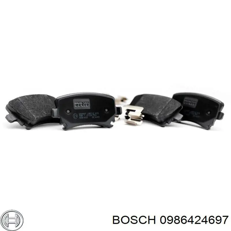 0986424697 Bosch Колодки передние