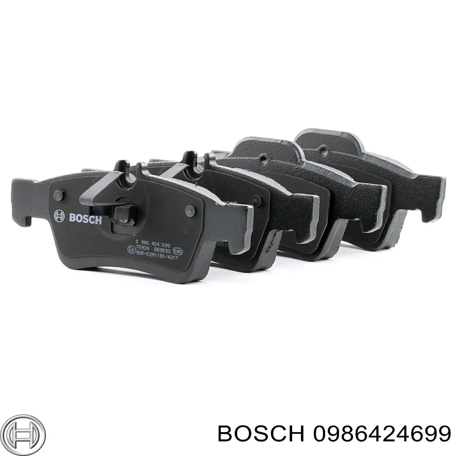 Колодки гальмові задні, дискові 0986424699 Bosch