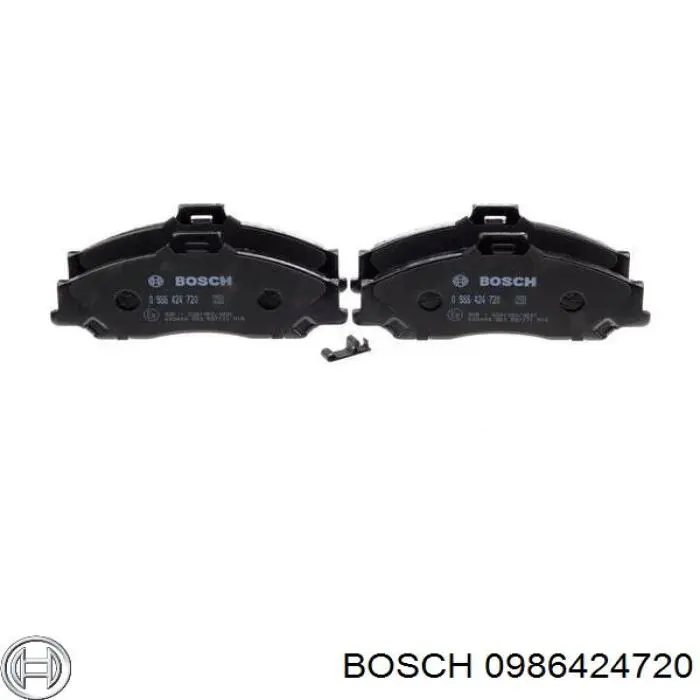 Передние тормозные колодки 0986424720 Bosch