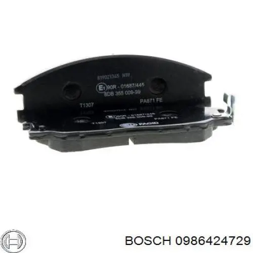 Колодки Bosch 0986424729 цена, от 21.34 USD