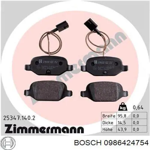 0986424754 Bosch