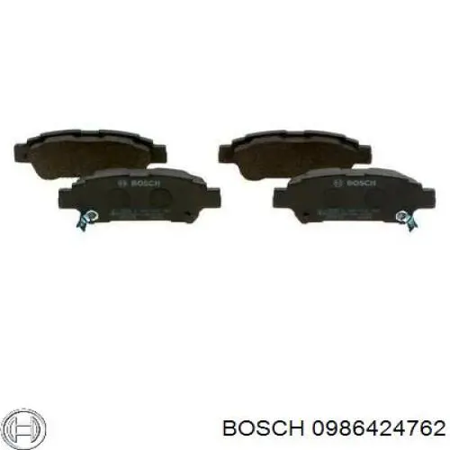 Задние тормозные колодки 0986424762 Bosch