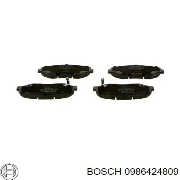 0 986 424 809 Bosch колодки тормозные передние дисковые