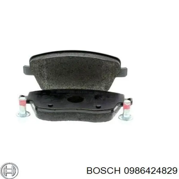 Pastillas de freno delanteras 0986424829 Bosch