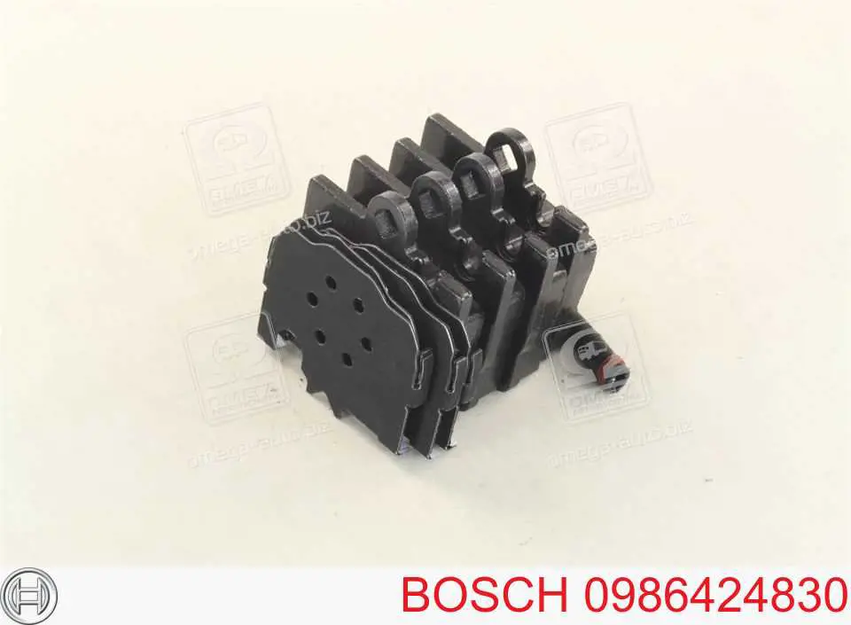 Задние тормозные колодки 0986424830 Bosch