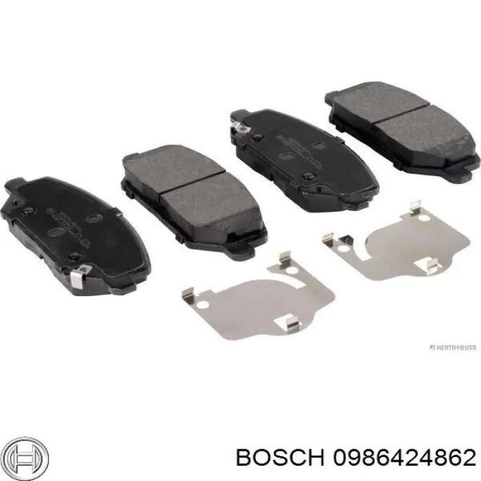 Колодки Bosch 0986424862 цена, от 58.19 USD