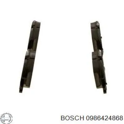 0986424868 Bosch sapatas do freio dianteiras de disco