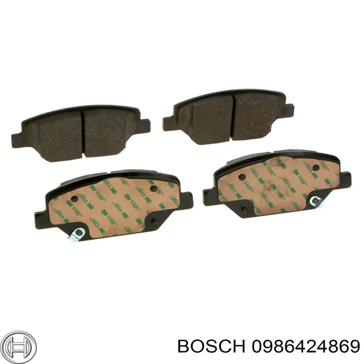 Передние тормозные колодки 302884 VALEO