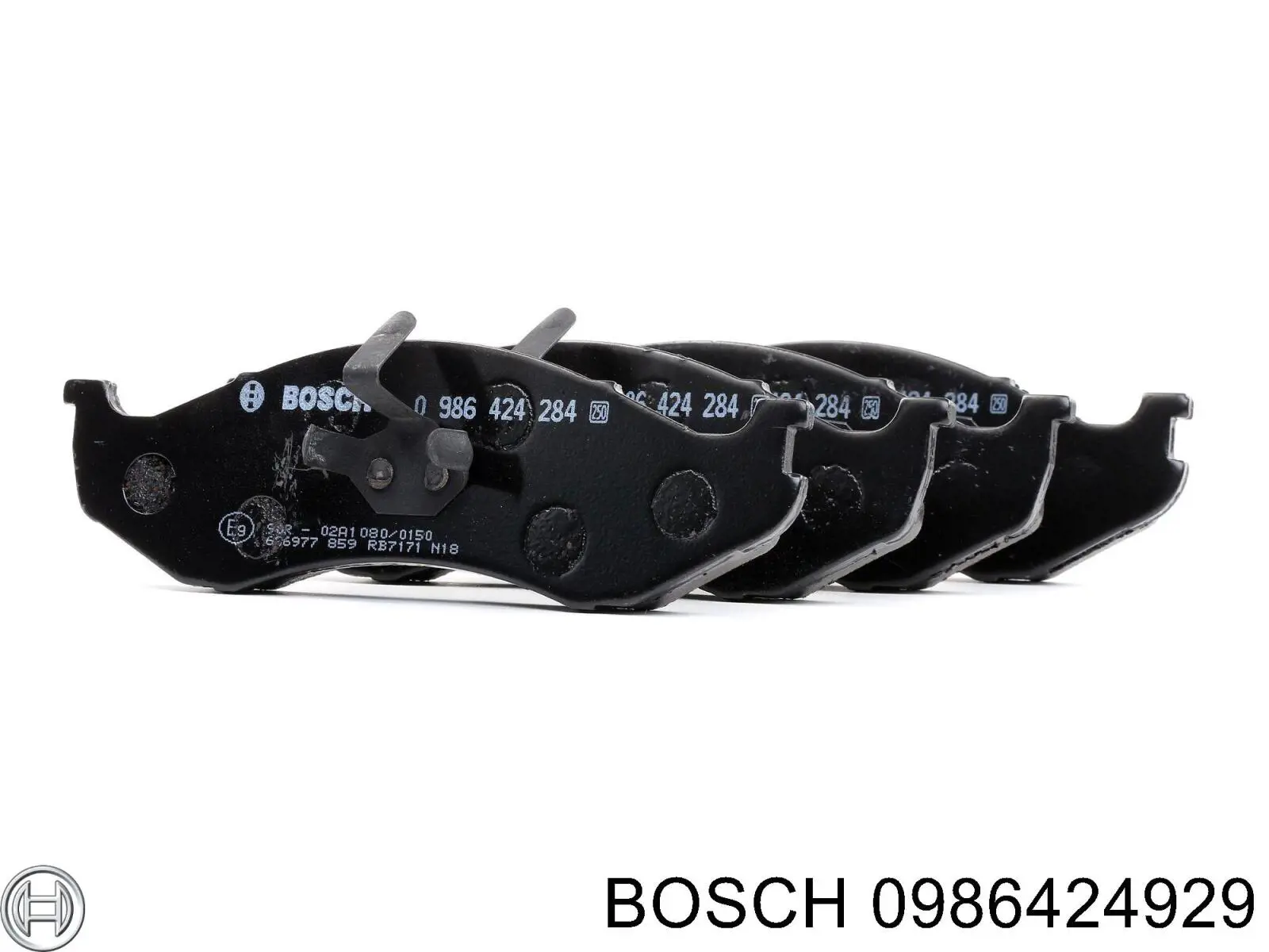 Передние тормозные колодки 0986424929 Bosch