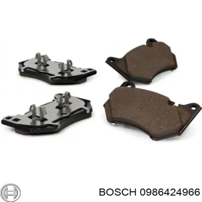 Передние тормозные колодки 0986424966 Bosch