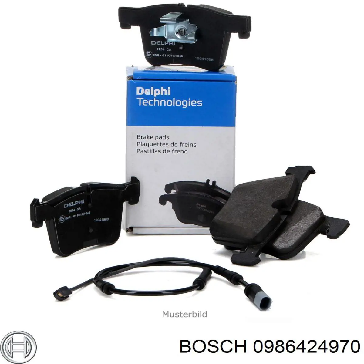 Купить 9Y0698151BH Porsche Колодки тормозные