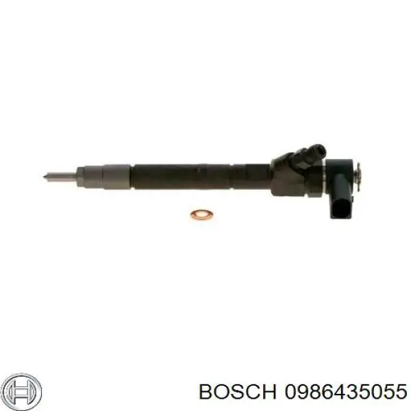 0 986 435 055 Bosch injetor de injeção de combustível