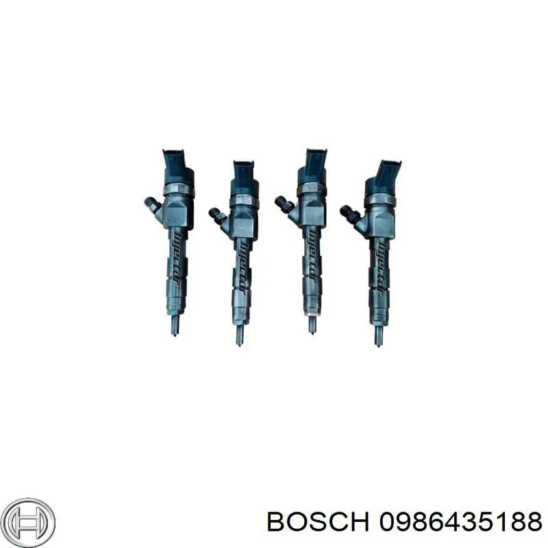 0986435188 Bosch injetor de injeção de combustível