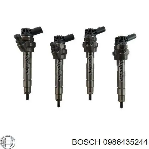 0 986 435 244 Bosch injetor de injeção de combustível