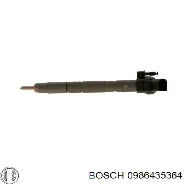 0 986 435 364 Bosch injetor de injeção de combustível