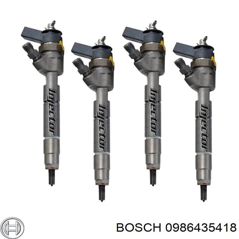 Форсунка впрыска топлива 0986435418 Bosch