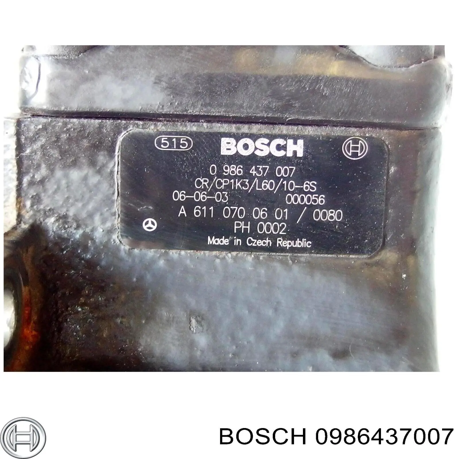 0986437007 Bosch Насос топливный высокого давления (ТНВД)