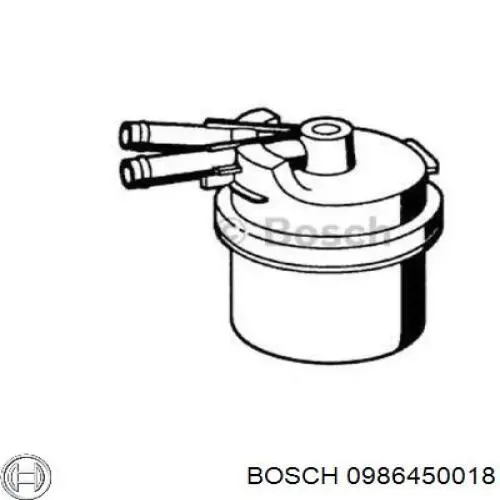 Топливный фильтр 0986450018 Bosch