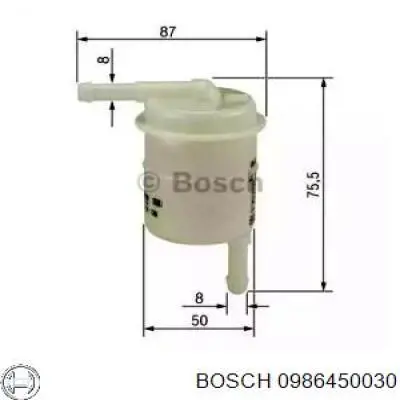 Топливный фильтр 0986450030 Bosch