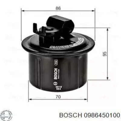 0986450100 Bosch топливный фильтр