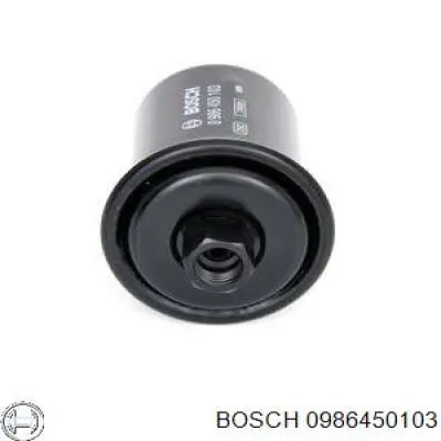 Топливный фильтр 0986450103 Bosch