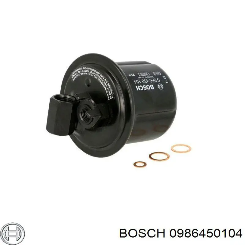 Топливный фильтр 0986450104 Bosch