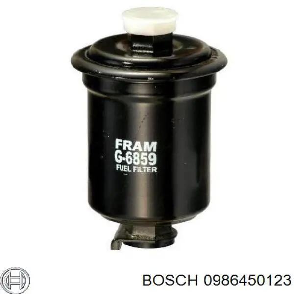 Фильтр тонкой очистки топлива Bosch 0986450123 цена, от 18.19 USD