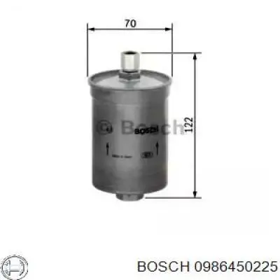 Топливный фильтр 0986450225 Bosch