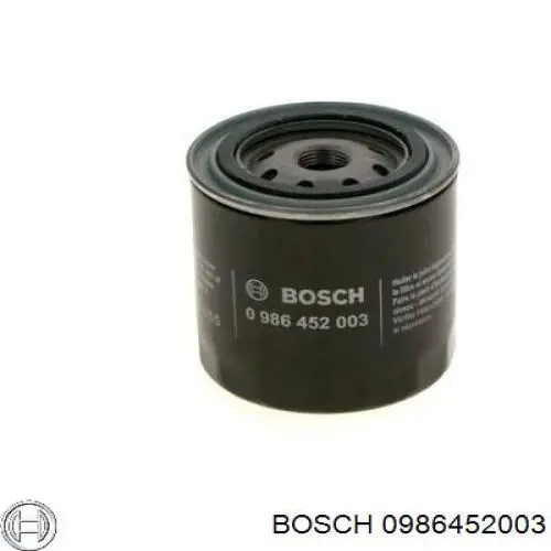 Filtro de aceite 0986452003 Bosch