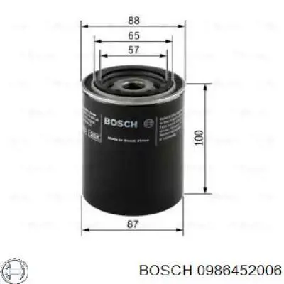 0986452006 Bosch масляный фильтр