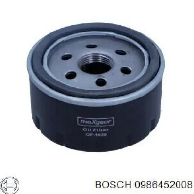 Фильтр очистки масла центробежный Bosch 0986452008 цена, от 4.29 USD