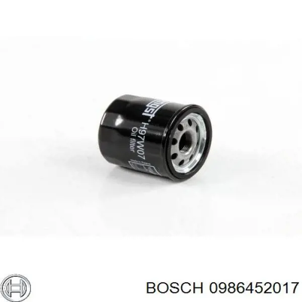 Фильтр масла Bosch 0986452017