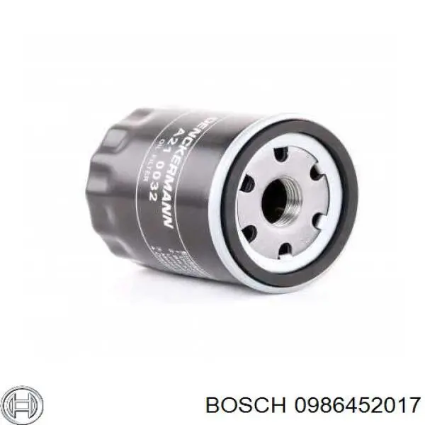 0986452017 Bosch Масляный фильтр двигателя