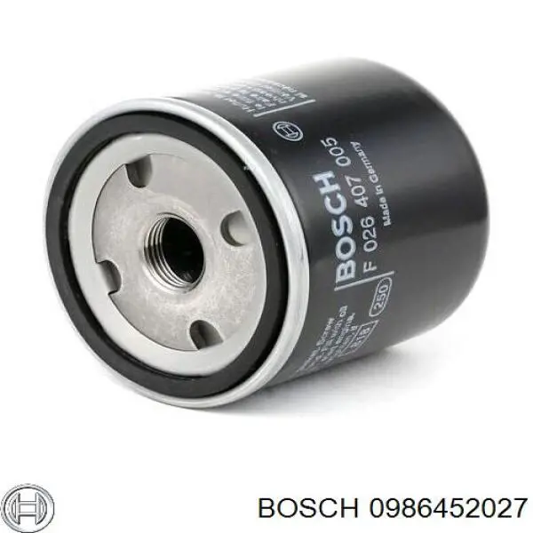 Filtro de aceite 0986452027 Bosch