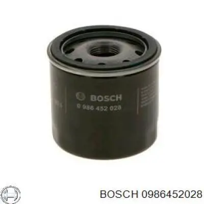 0986452028 Bosch Масляный фильтр двигателя
